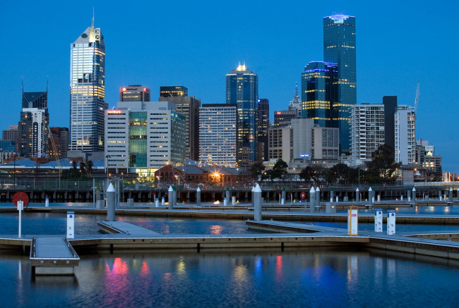 Обои картинки фото города, мельбурн , австралия, небоскребы