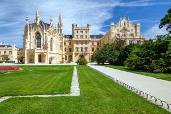 обоя lednice castle, города, замки чехии, lednice, castle