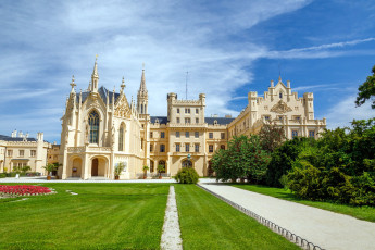 обоя lednice castle, города, замки чехии, lednice, castle