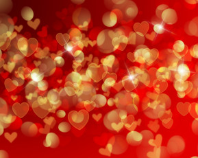 Картинка векторная+графика сердечки+ hearts сердечки блики