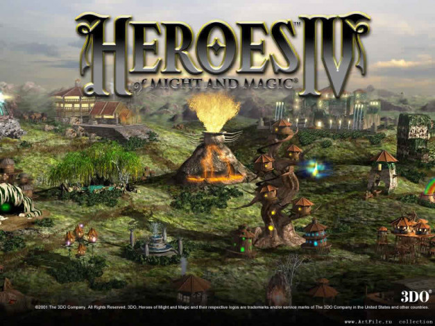 Обои картинки фото герои, видео, игры, heroes, of, might, and, magic, iv