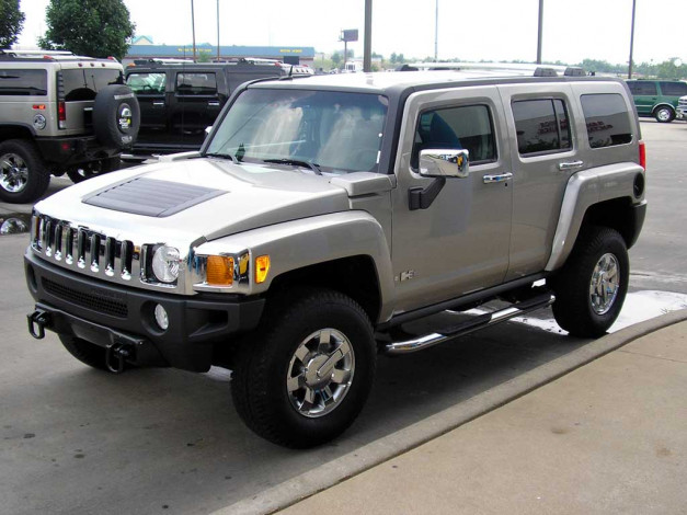 Обои картинки фото hummer, h3, автомобили