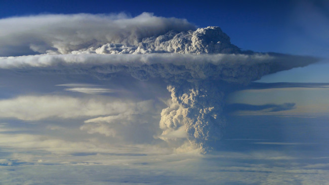 Обои картинки фото природа, стихия, puyehue, вулкан, чили, дым, пепел