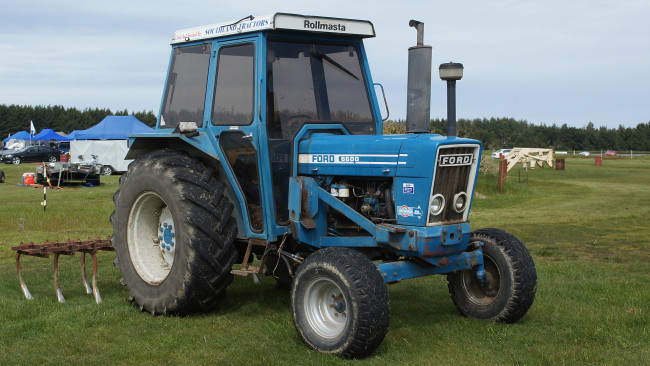 Обои картинки фото 1979 ford 6600 tractor, техника, тракторы, трактор, колесный