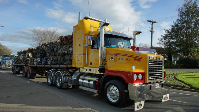 Обои картинки фото mack cl688rs trident truck, автомобили, mack, сша, тяжелые, грузовики, trucks, inc