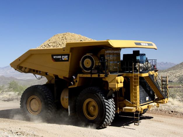 Обои картинки фото техника, строительная техника, ac, mt5300d, caterpillar, 2014г