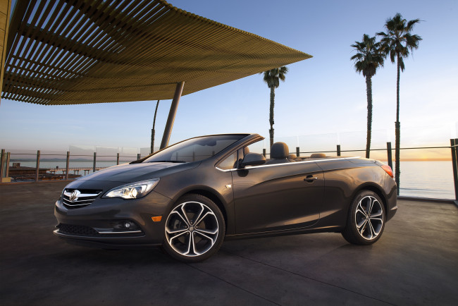 Обои картинки фото автомобили, buick, темный, cascada, 2016, г