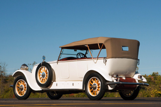 Обои картинки фото автомобили, классика, tourer, cv, 40, renault, светлый, 1925г