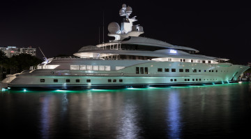 обоя pelorus yacht in miami, корабли, Яхты, суперяхта