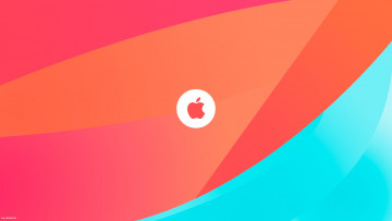 Картинка компьютеры apple фон логотип