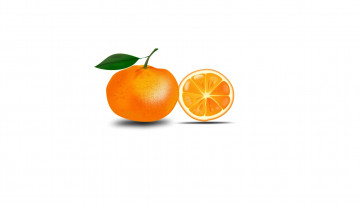 Картинка векторная+графика еда+ food фон пистья апельсин