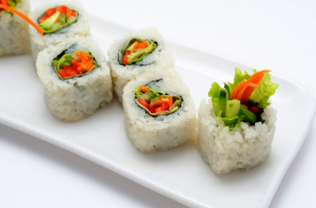 Картинка еда рыба +морепродукты +суши +роллы рис роллы