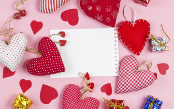 Картинка праздничные день+святого+валентина +сердечки +любовь подарок сердечки сердце любовь