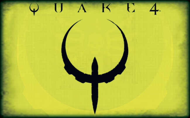 Обои картинки фото видео игры, quake 4, название, эмблема, знак
