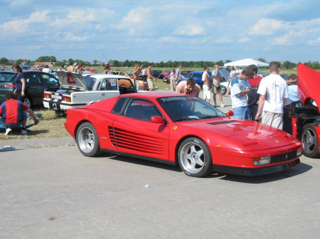 Обои картинки фото ferrari, testarossa, автомобили