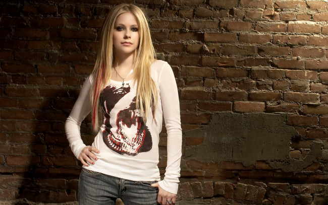 Обои картинки фото музыка, avril, lavigne