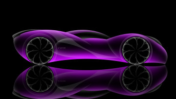 Картинка 3д графика modeling моделирование фиолетовая