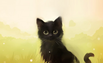 Картинка рисованные животные коты кот кошка