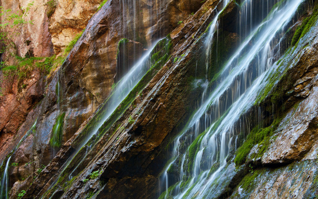 Обои картинки фото природа, водопады, камни, вода