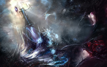 Картинка фэнтези маги +волшебники руны символы монстры маг магия колдун
