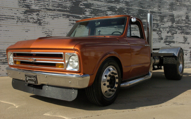 Обои картинки фото автомобили, custom pick-up, chevy