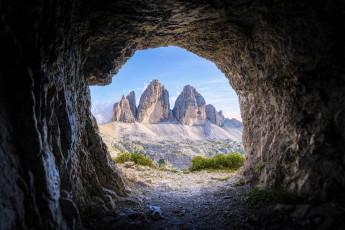 Картинка природа горы пейзаж арка пещера