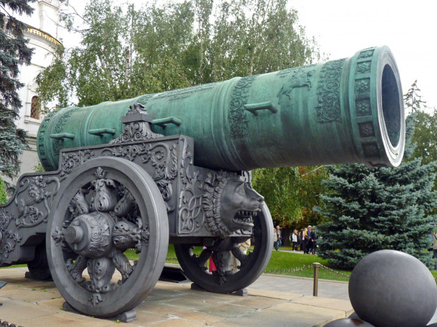 Обои картинки фото царь- пушка, города, москва , россия, москва, кремль, царь-, пушка, памятник
