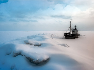Картинка tamirlan зимняя морская корабли другое