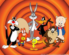 обоя мультфильмы, looney, tunes