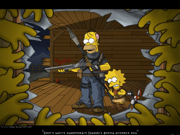 Обои картинки фото мультфильмы, the, simpsons