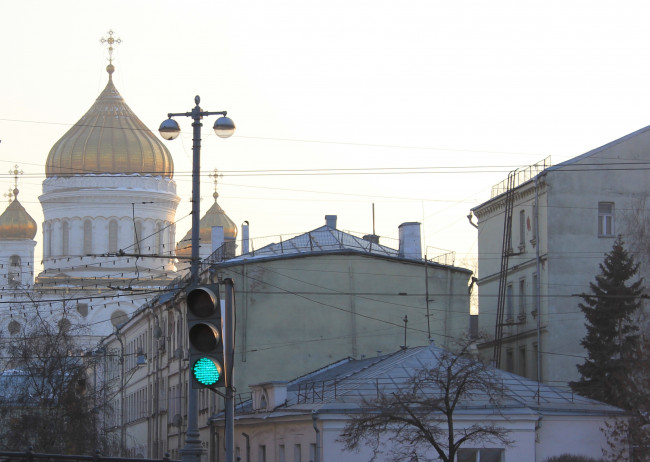 Обои картинки фото храм, христа, спасителя, города, москва, россия