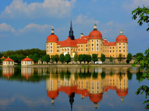 Картинка moritzburg+castle+германия города -+дворцы +замки +крепости moritzburg castle германия замок река