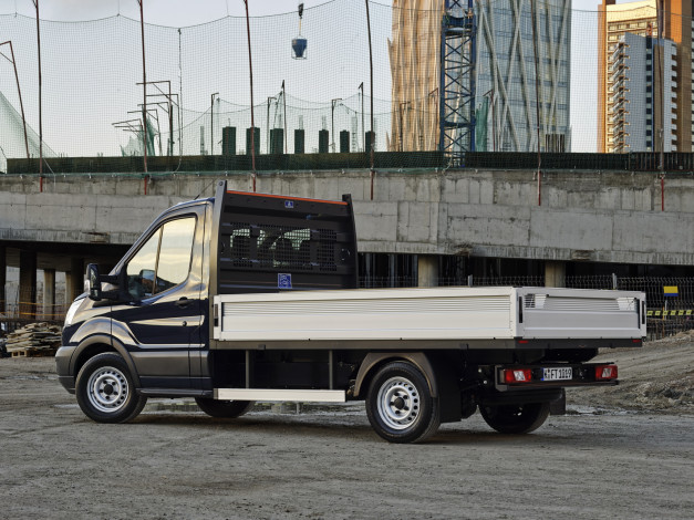 Обои картинки фото автомобили, ford trucks, ford, transit, chassis, cab, l2, 2014