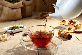 Картинка еда напитки +Чай корица заварник чай яблоки бадьян сахар