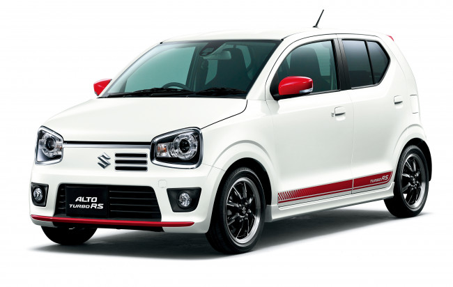 Обои картинки фото автомобили, suzuki, alto, светлый, 2015г, turbo, rs