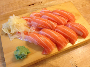 обоя еда, рыба,  морепродукты,  суши,  роллы
