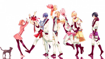 Картинка аниме uta+no+prince-sama поющий принц парни группа девушка