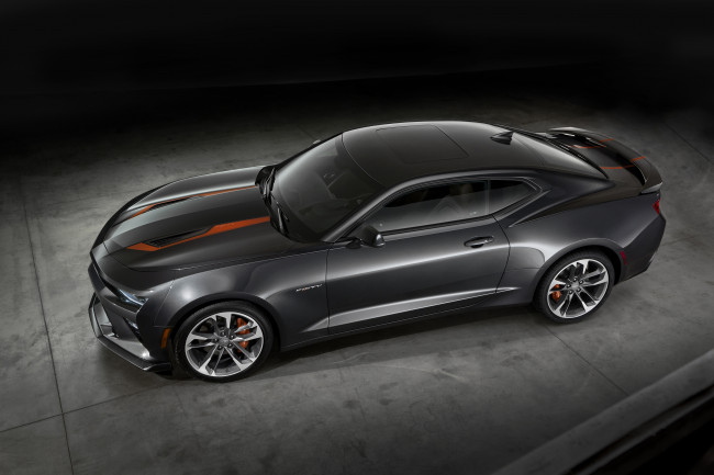 Обои картинки фото автомобили, camaro, 2017г, 50th, chevrolet, anniversary