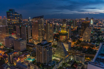 Картинка bangkok города бангкок+ таиланд огни ночь