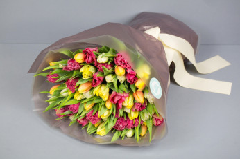 Картинка цветы букеты +композиции тюльпаны букет весна tulips