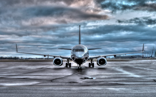 Обои картинки фото boeing 737, авиация, пассажирские самолёты, пассажирский, самолет, боинг, 737, самолёт, аэропорт