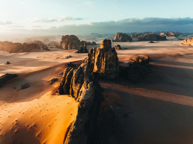 Обои картинки фото природа, пустыни, плато, песчаника, пустыня, хисма, neom, cаудовская, аравия