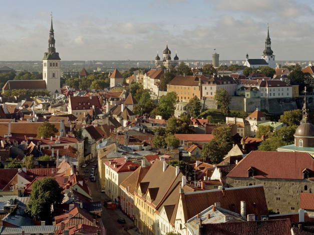 Обои картинки фото города, таллин, эстония