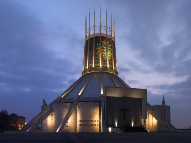 Обои картинки фото liverpool, metropolitan, cathedral, города, католические, соборы, костелы, аббатства