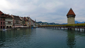 Картинка города пейзажи швейцария люцерн