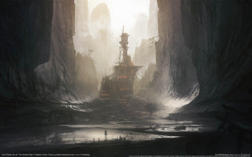 Картинка tomb raider 2013 видео игры скалы фан-арт
