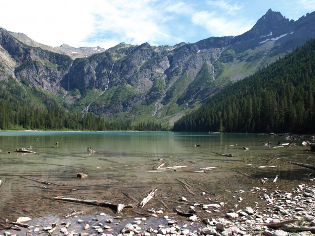 Обои картинки фото banff, national, park, canada, природа, реки, озера, озеро, горы