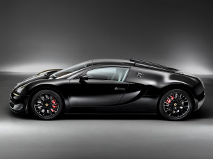 Картинка автомобили bugatti veyron grand темный 2014г black bess sport roadster vitesse