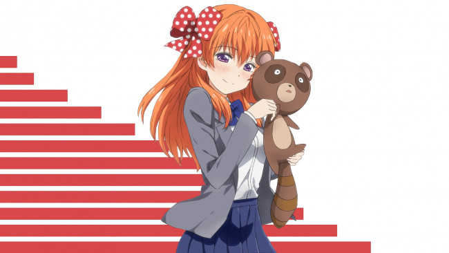 Обои картинки фото аниме, gekkan shoujo nozaki-kun, фон, взгляд, девушка