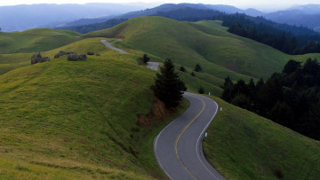 Картинка природа дороги шоссе серпантин горы